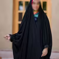 چادر جده پاپیونی تور دار کن کن