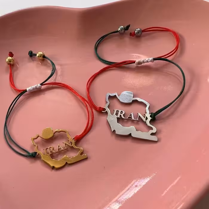 دستبند استیل طلایی و یا سفید ایران