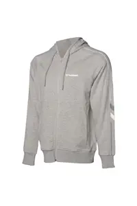 ژاکت ورزشی خاکستری مردانه 921665 2006 Brody Zip hummel