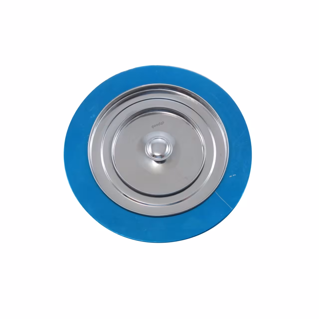 درب ( در ، درپوش ) بخاری استیل گرد روکشدار دوجداره بزرگ سایز 15 سانتی متر