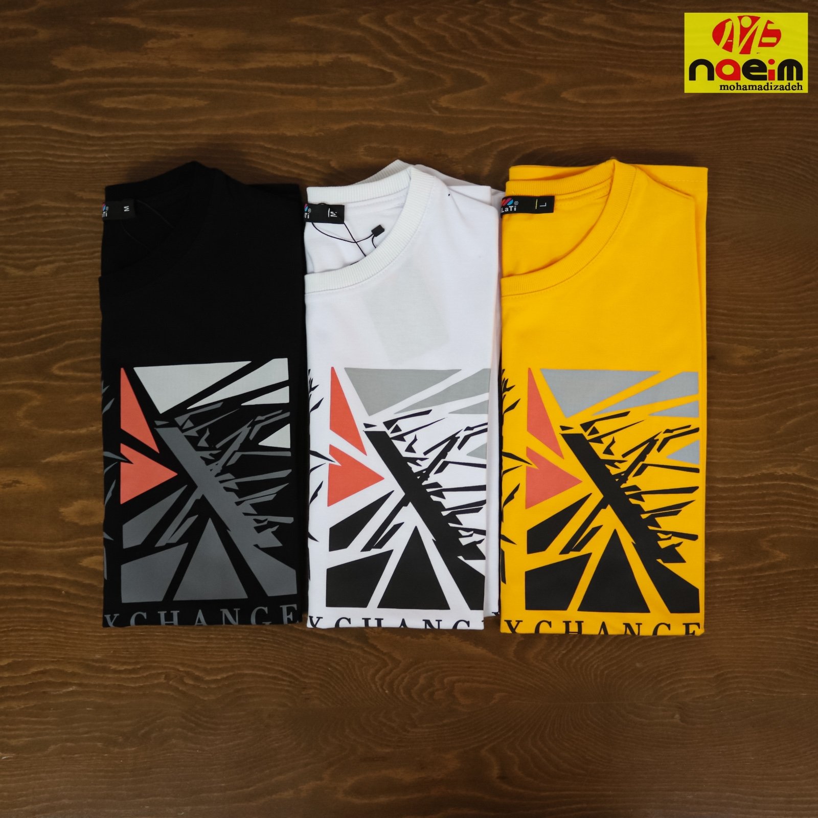 تیشرت یقه گرد مردانه اندامی سایز l-xl 