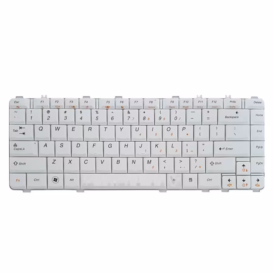 کیبورد لپ تاپ لنوو مدل IdeaPad Y550 سفید
