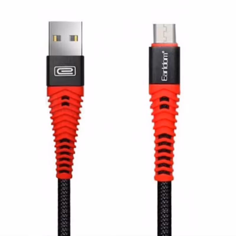 کابل تبدیل USB به MicroUSB ارلدام مدل EC-060M طول 1 متر