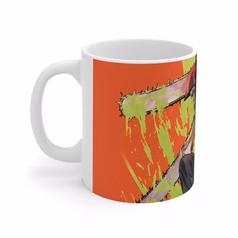 ماگ طرح انیمه مرد اره برقی Chainsaw Man Anime مدل NM2301