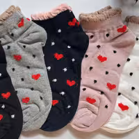 جوراب مچی لب دالبری قلبی