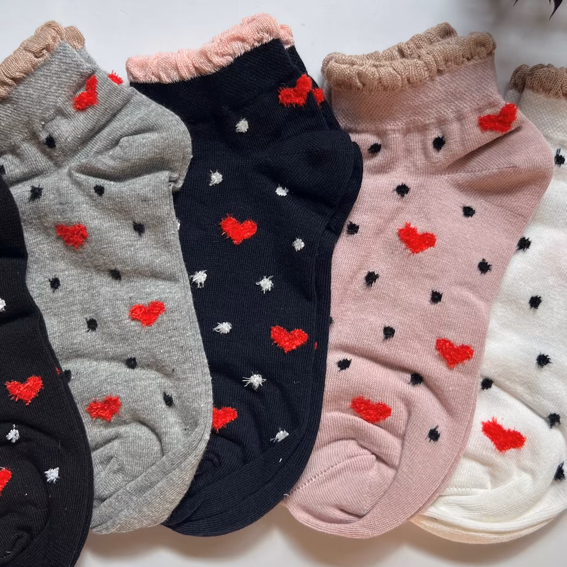 جوراب مچی لب دالبری قلبی