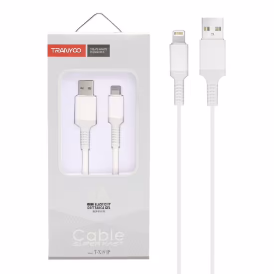 کابل تبدیل USB به lightning ترانیو مدل T-X19IP طول 1متر