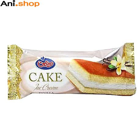 کیک بستنی وانیلی 70 گرمی میهن کد 51