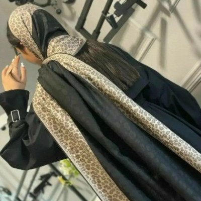 شال مزونی ژاکارد حاشیه پلنگی 1023