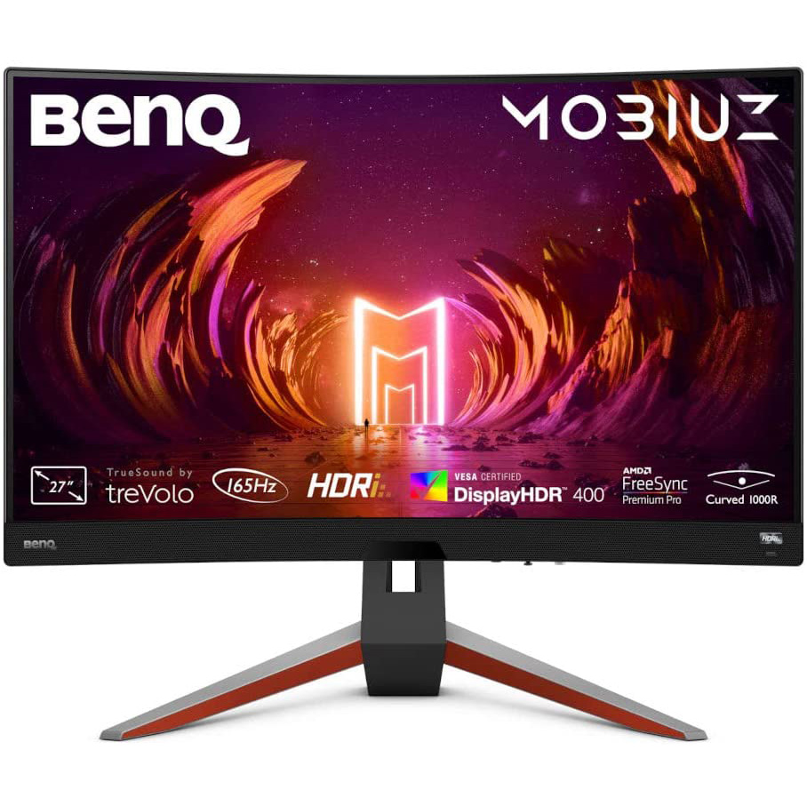خرید مانیتور خمیده 27 اینچ Monitor BenQ MOBIUZ EX2710R با بهترین قیمت