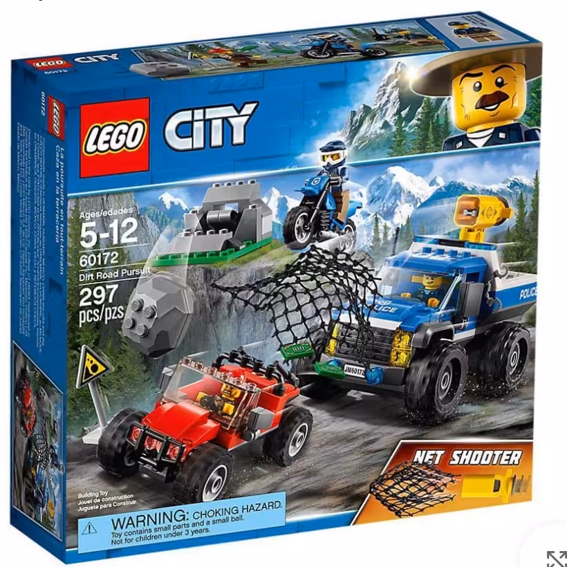 لگو City مدل 60172 Dirt Road Pursuit

