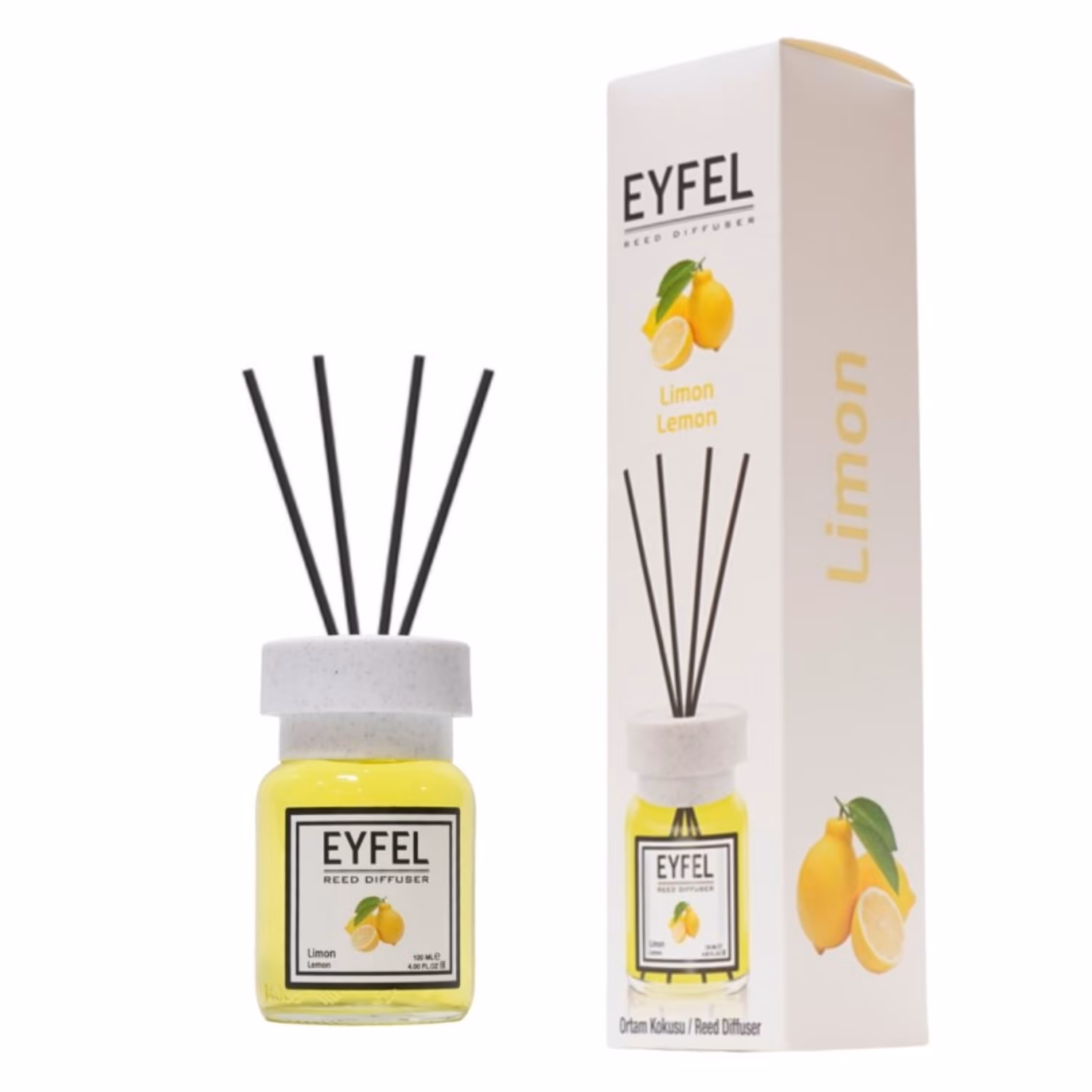 اسانس وخوبوکننده ایفل طرح لیموحجم 120میلی گرم