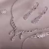 سرویس میکرو زنجیری نقره عیار925 روکش اب طلا