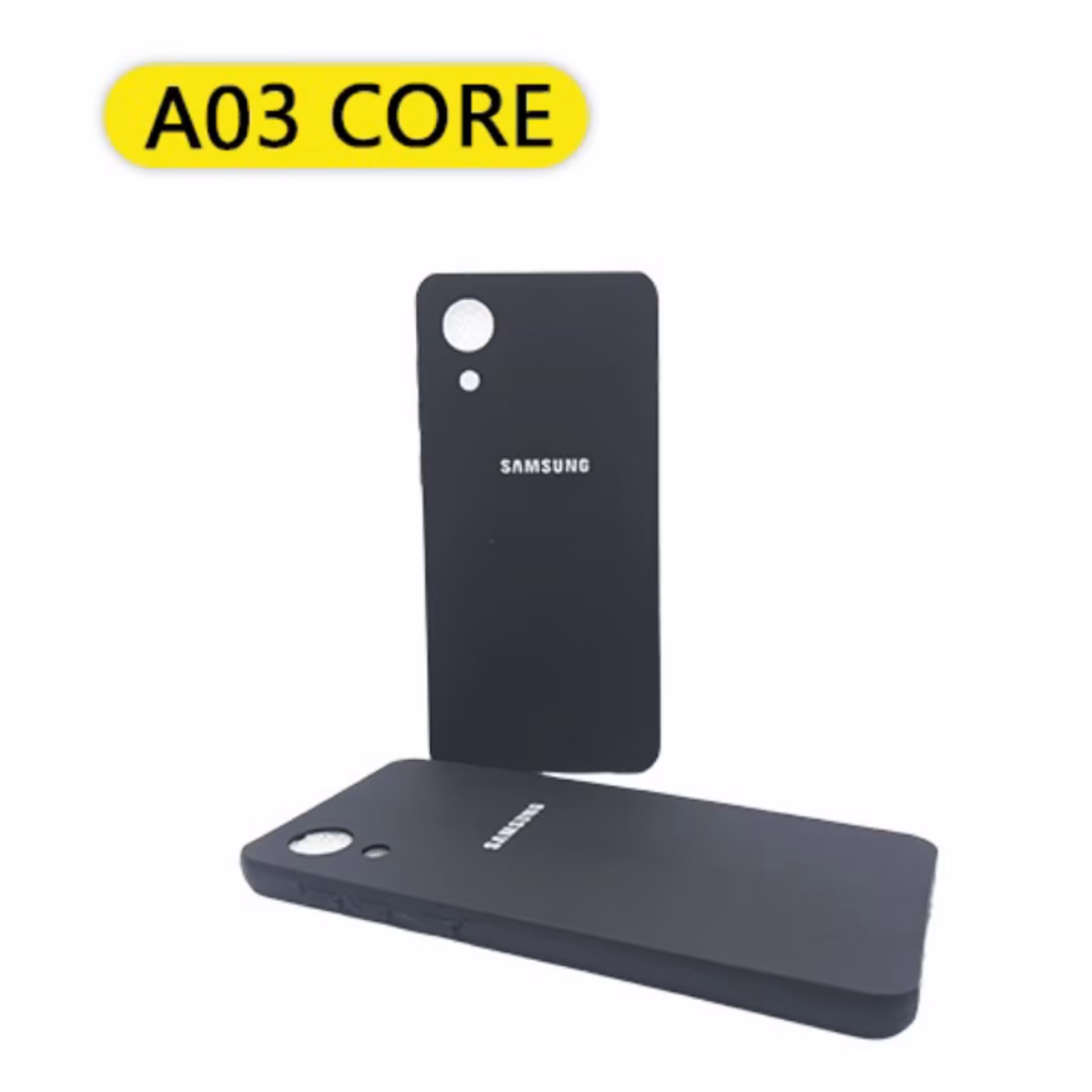 قاب مشکی ساده سامسونگ A03 core کیفیت عالی