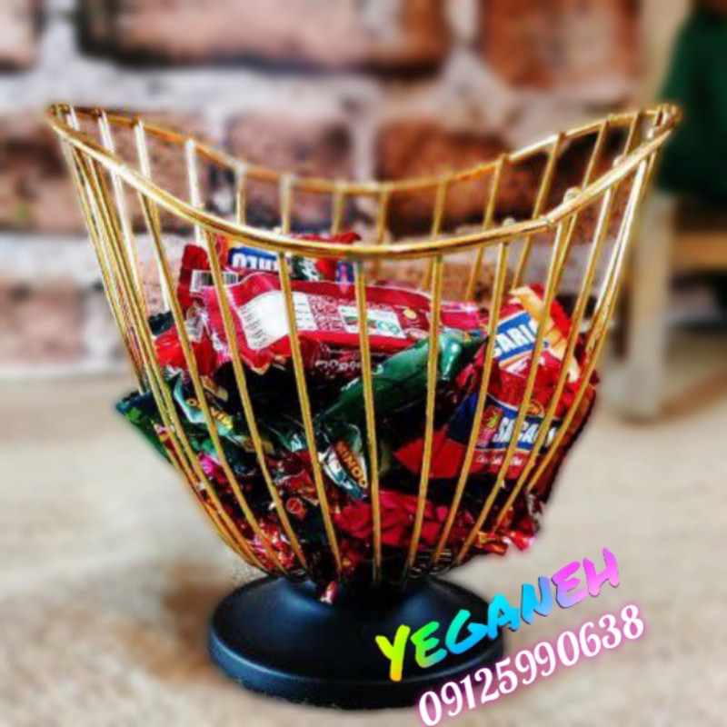 شکلات خوری پایه دار فلزی