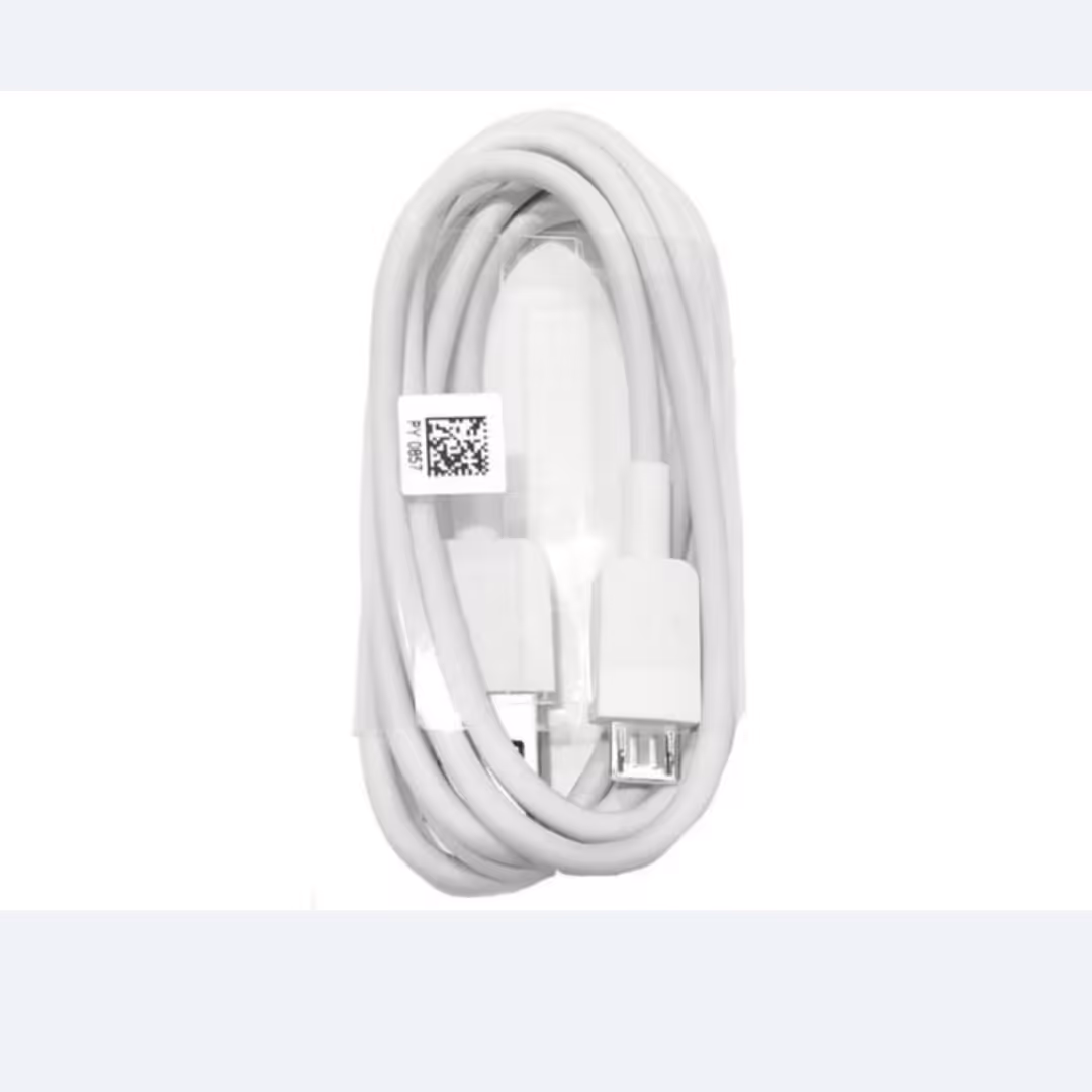 سیم شارژ هواوی اصلی سفید یک متری شارژ عالی تست شده به شرط مناسب برای گوشی های سامسونگ 