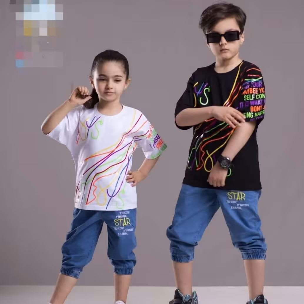 ســت تیشـرت  و  شـلوارک  جیــــــن اسپــرت