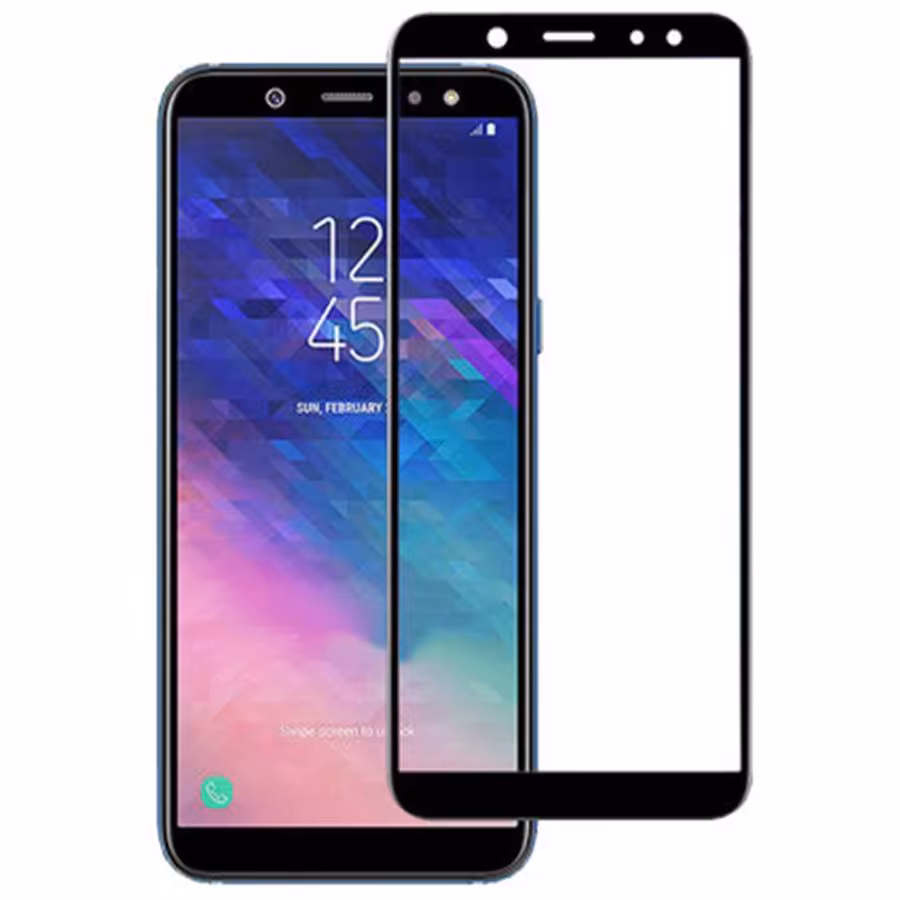 محافظ صفحه نمایش تمام چسب مناسب برای گوشی سامسونگ Galaxy A6 plus