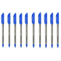 خودکار پنتر مدل آنتی باکتریال کد DP-105 - نوک 0.7mm - بسته 10 عددی - آبی