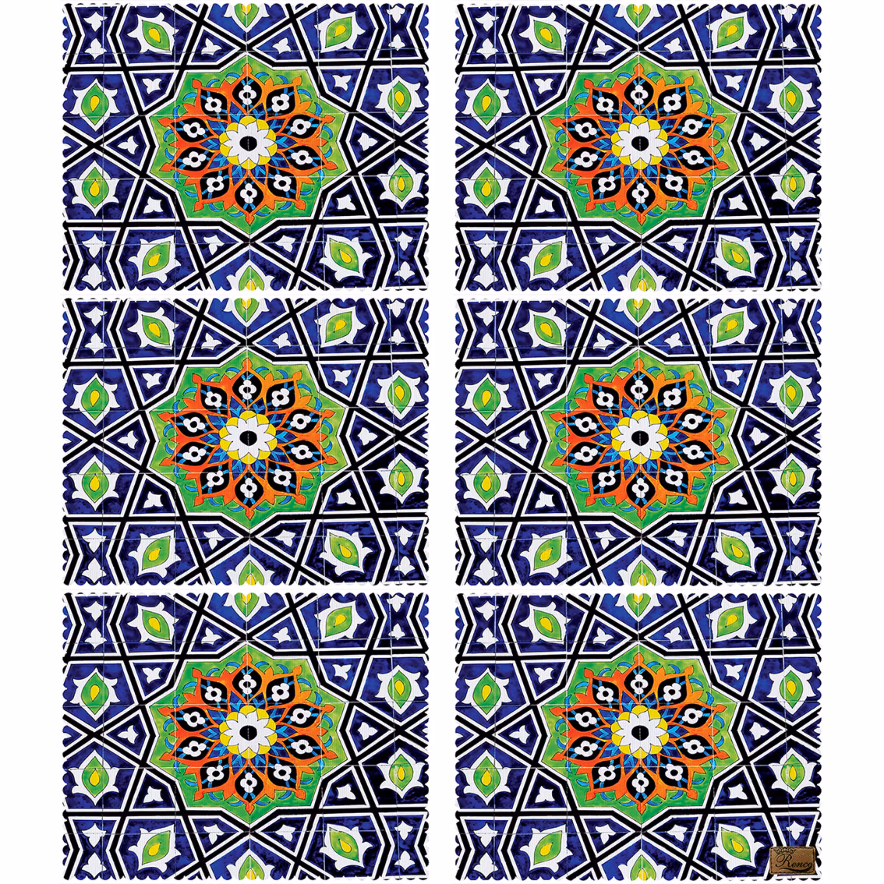 زیریشقابی مخمل رنس مدل U3-42420 سایز 40x35 سانتی متر