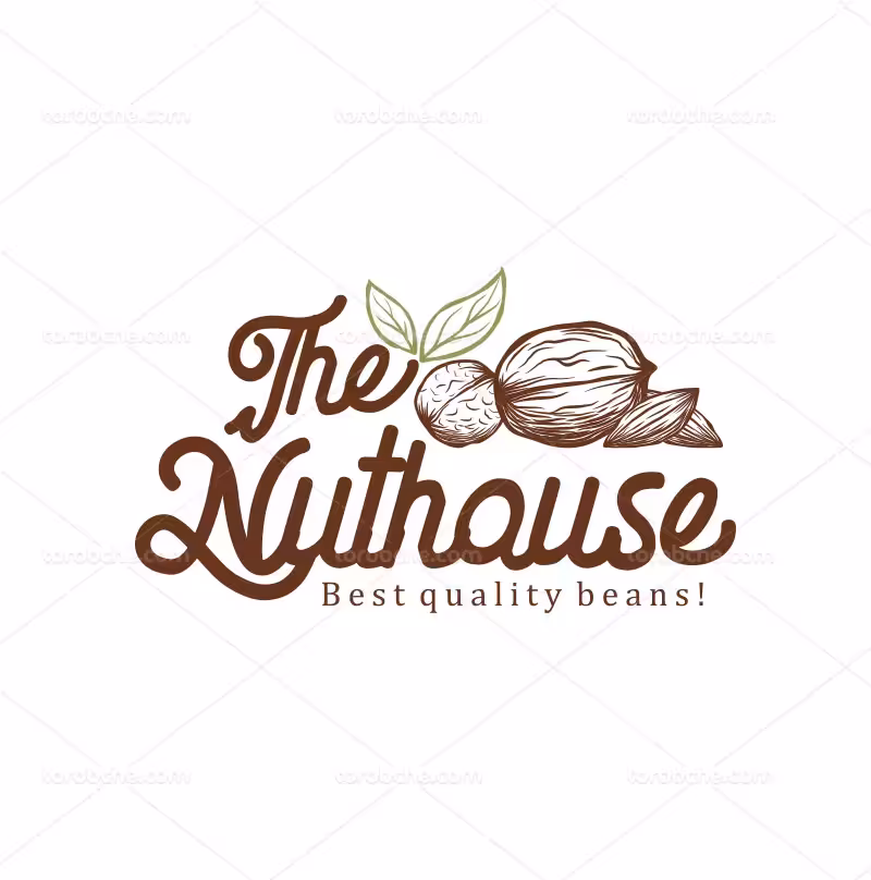 وکتور لوگو آجیل فروشی | گرافیک با طعم تربچه