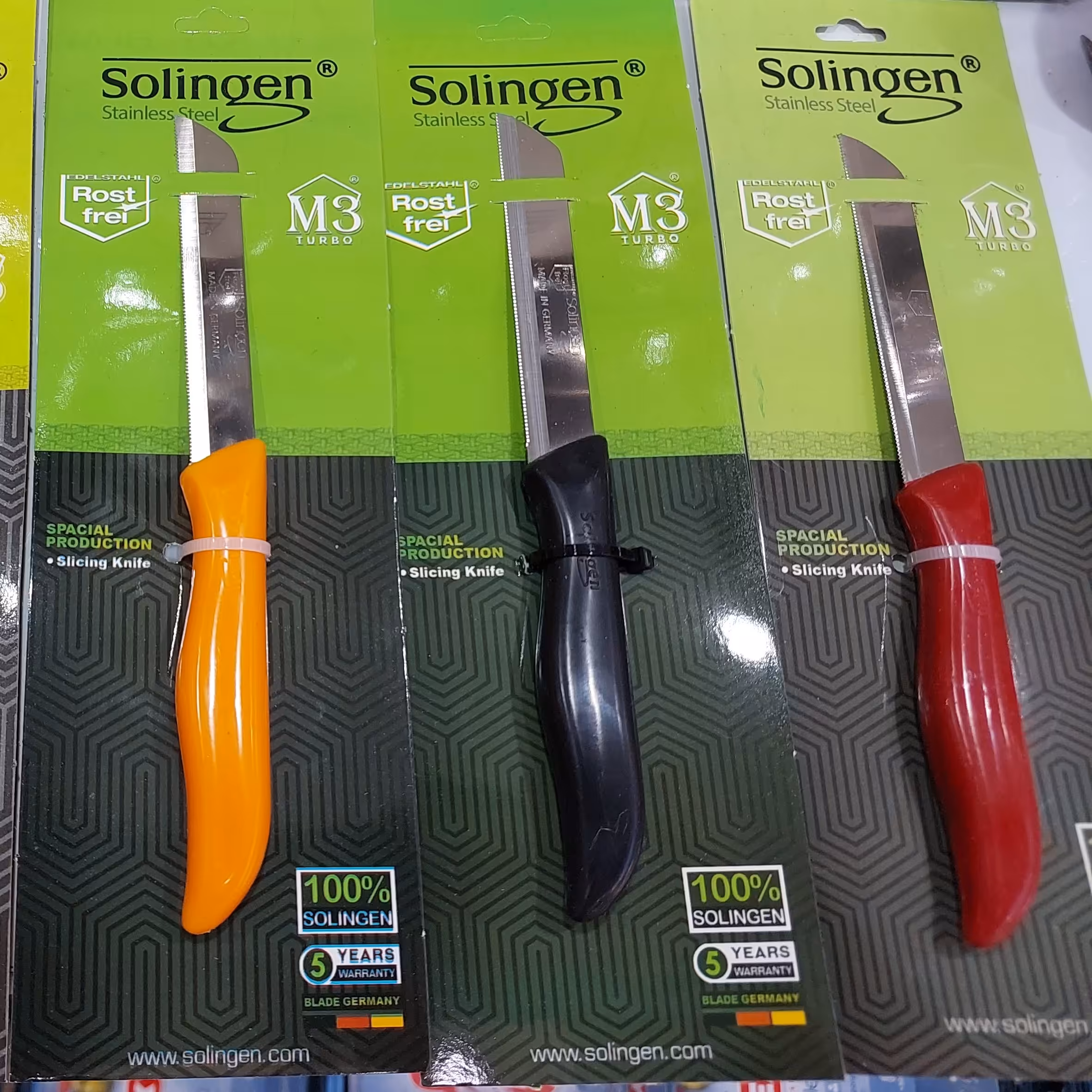 کارد تک اره ای زولینگن تیغه آلمانی 