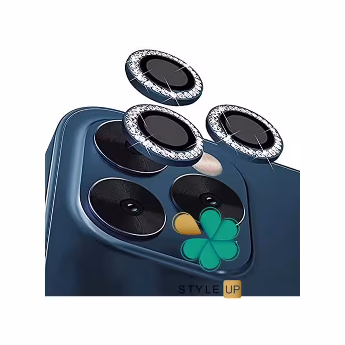 محافظ لنز گوشی اپل آیفون Apple iPhone 13 Pro Max مدل نگین دار