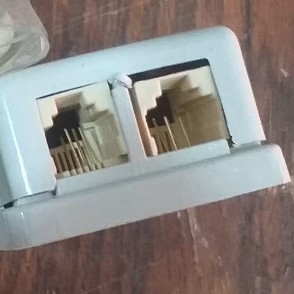 سوکت تلفن دوتایی