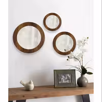 آینه مدل گرد الف دلسا کد 432 مجموعه 3 عددی