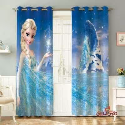 پرده 2عددی کودک السا کد 2096