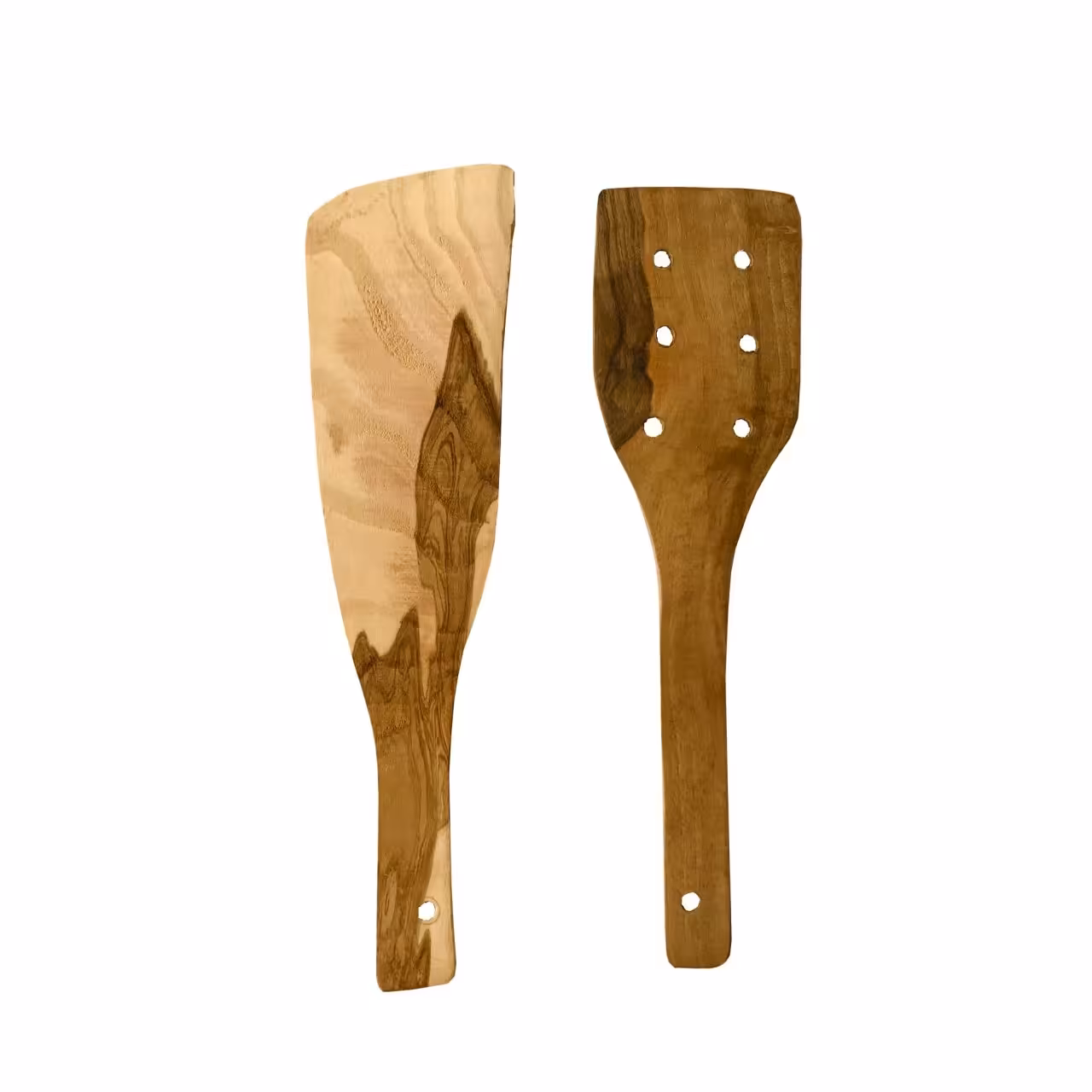 کفگیر چوبی مدل ka1 کد K12 مجموعه دو عددی