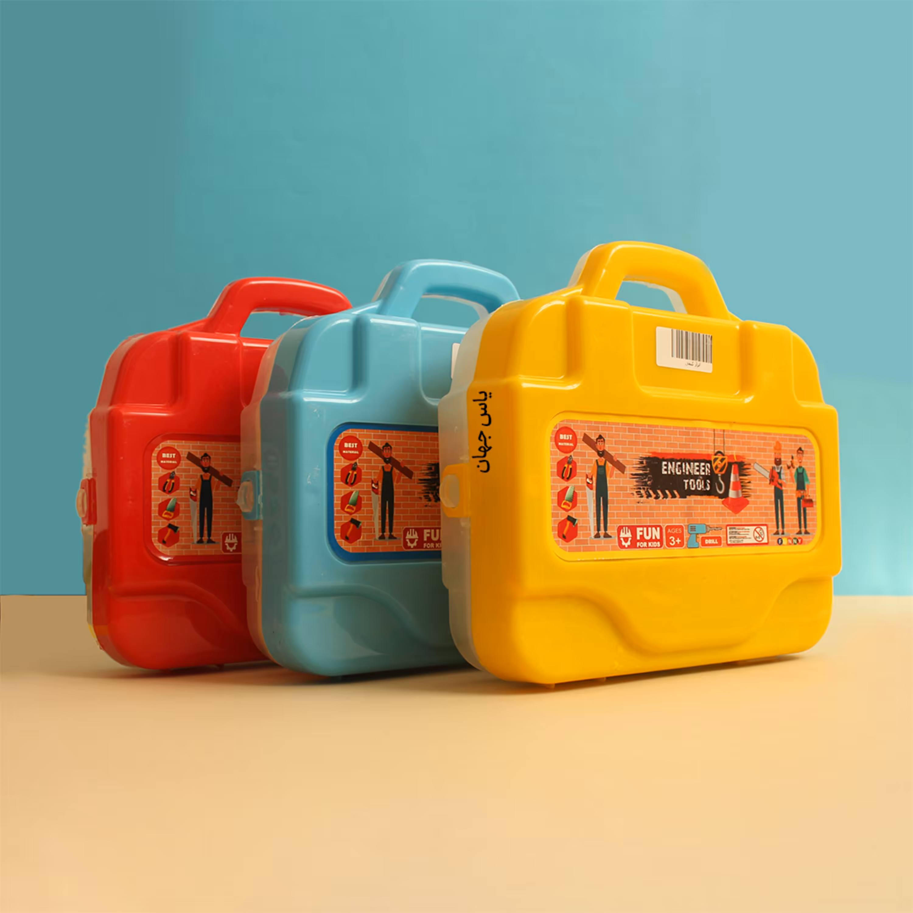 اسباب بازی ابزار کیفی 13 تکه ست نجاری