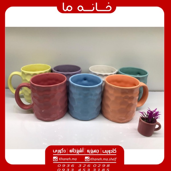 لیوان ماگ طرح سنگ رنگی