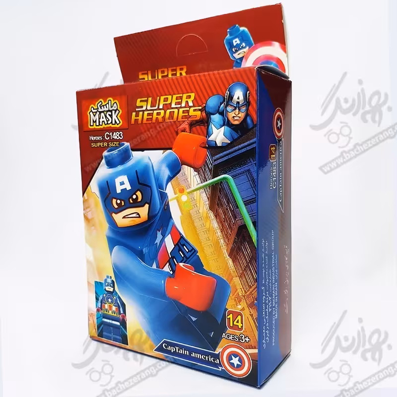 لگو سوپر هیرو شخصیت کاپیتان آمریکا
