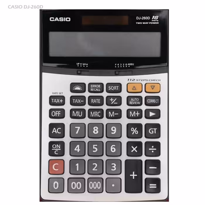 ماشین حساب کاسیو مدل DJ-260D