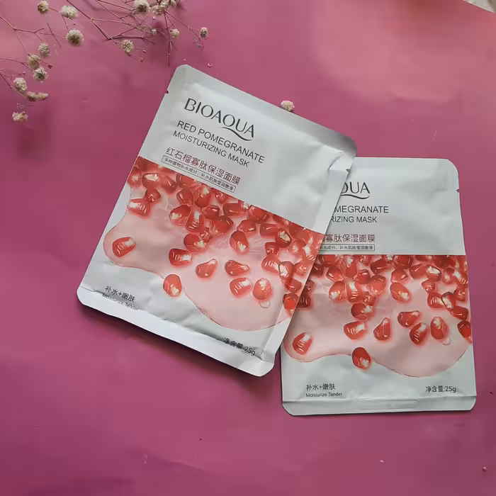 ماسک ورقه ای انار بیو آکوا آبرسان پوست 