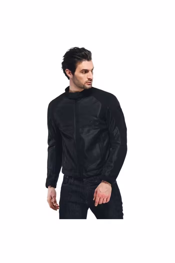 کاپشن موتورسوار مشکی مردانه موتور کت تابستانی سیاه Air Tex داینس Dainese