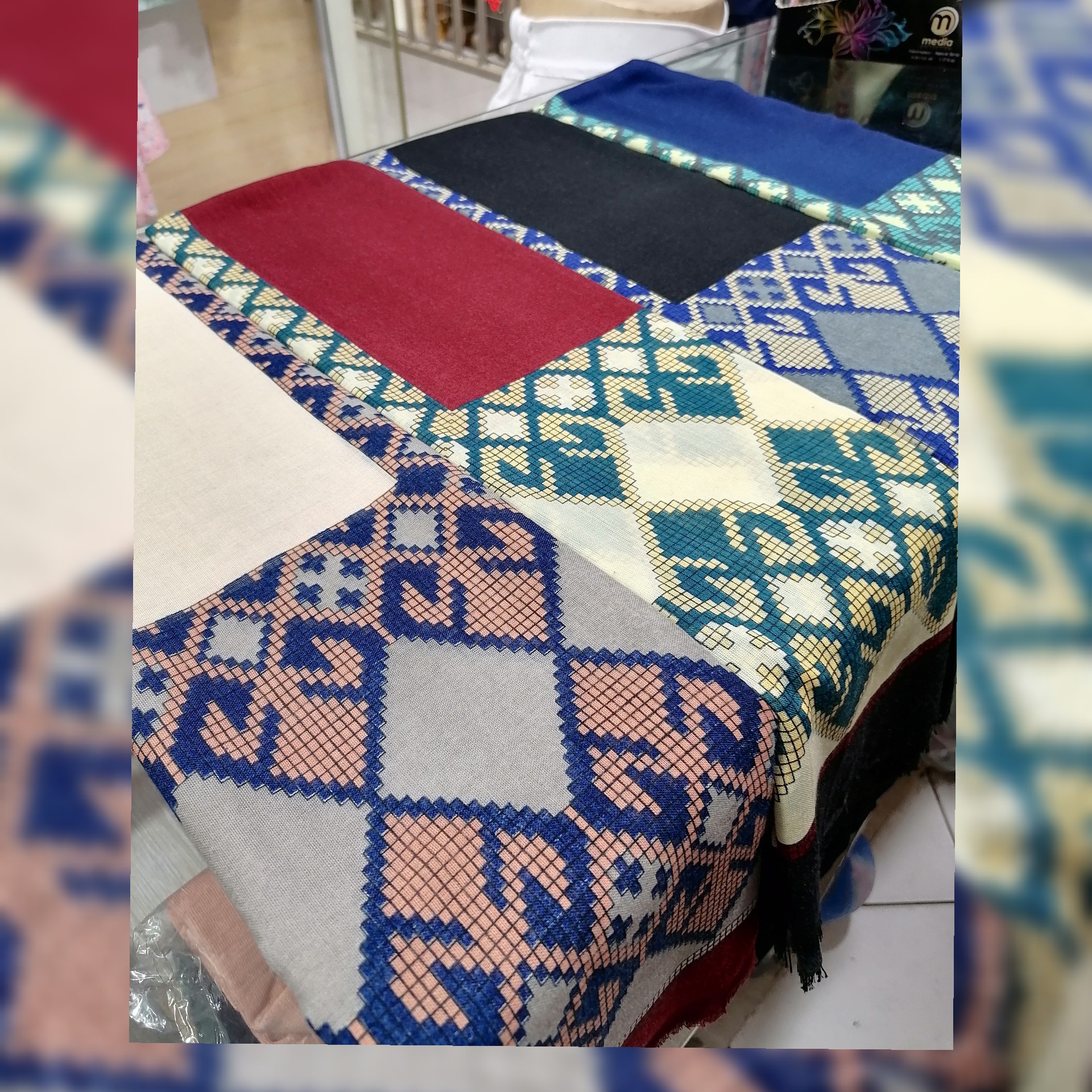 روسری نخی مجلسی