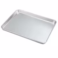 قالب و دیس کیک موج مدل مستطیل گالوانیزه لبه بلند سایز 40 در 60