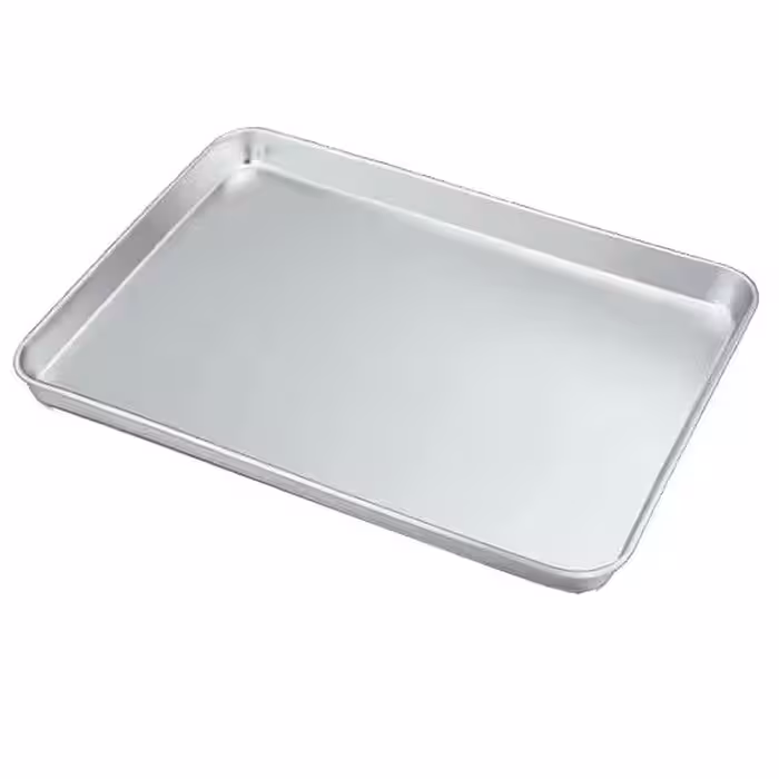 قالب و دیس کیک موج مدل مستطیل گالوانیزه لبه بلند سایز 40 در 60