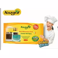 دستمال مرطوب پاک کننده گاز نازگل بسته 12 عددی