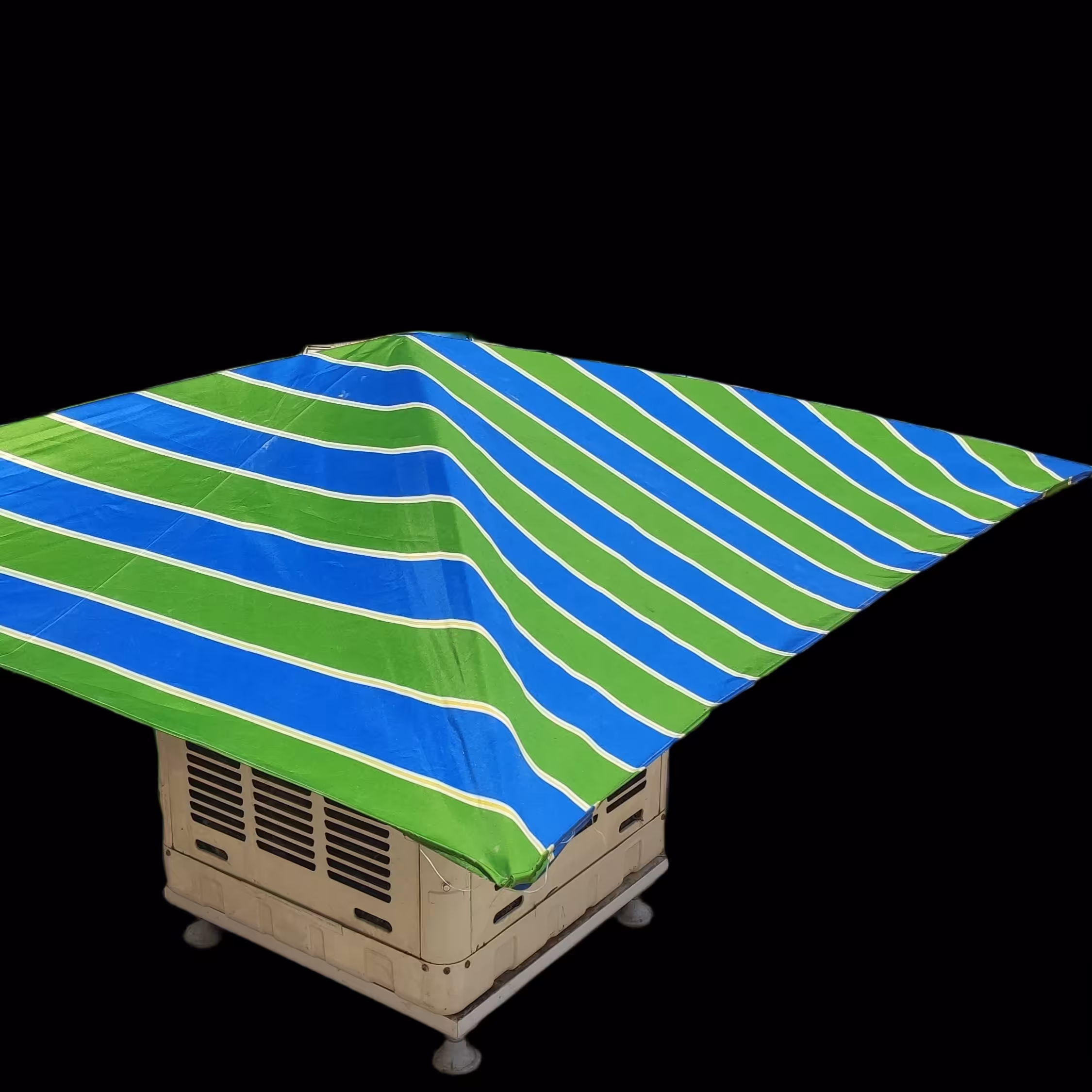 سایبان کولر آبی  145 در 145 سانت برای انواع کولرهای بزرگ متوسط و کوچک 