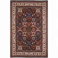 گبه ماشینی افرند زمینه سرمه ای کد 713 (شش متری)