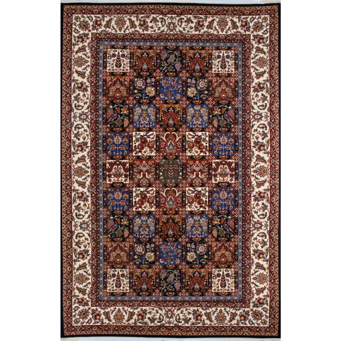 گبه ماشینی افرند زمینه سرمه ای کد 713 (شش متری)