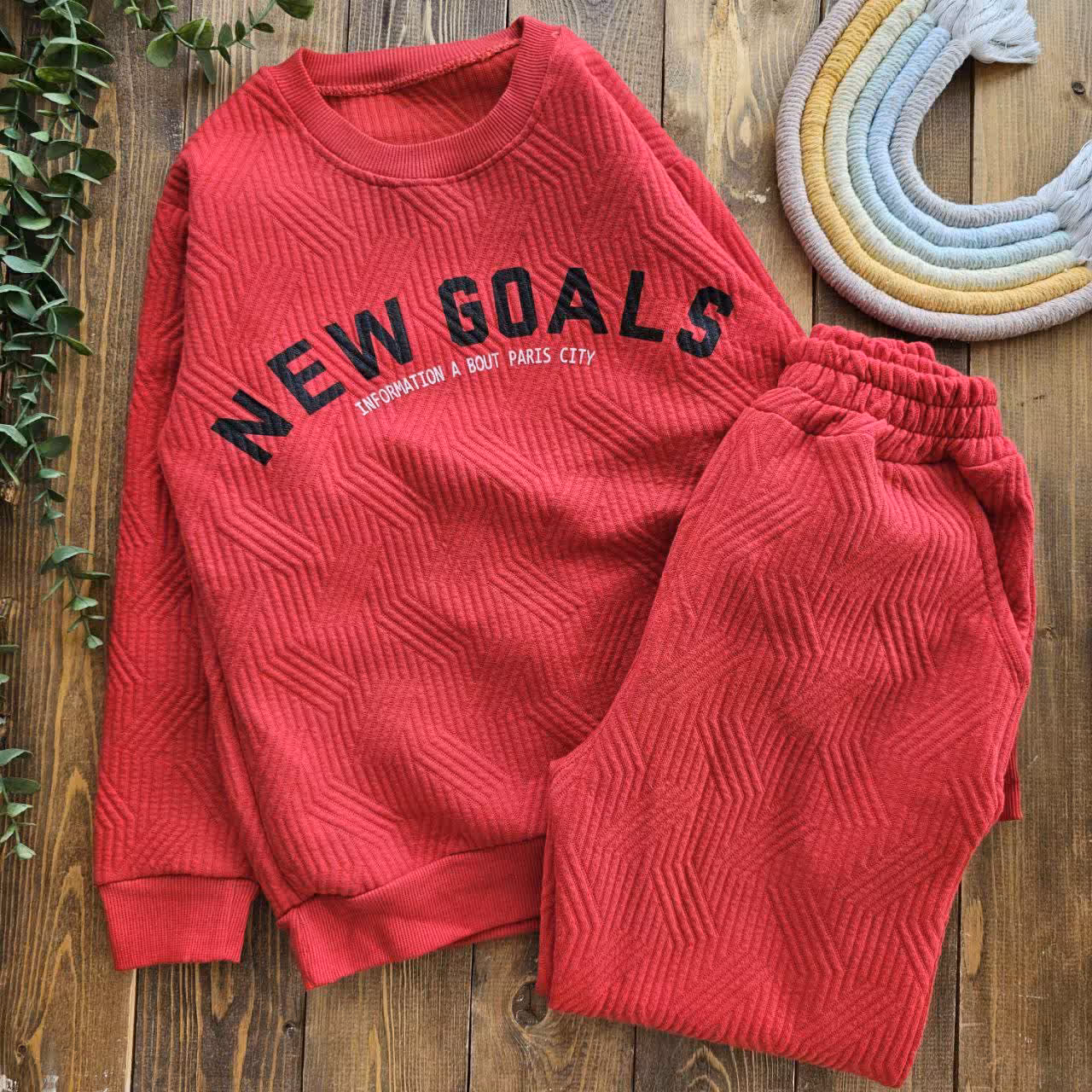 بلوز شلوار پسرانه سایز 50/55/60/65 قرمز سبز زرد طوسی کرم