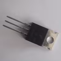 ترانزیستور 13003 سه پایه هیت سینگ دار   رنگ مشکی  باوزن 3 گرم 