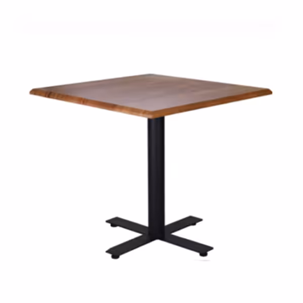 میز گرد پایه صلیبی نگین