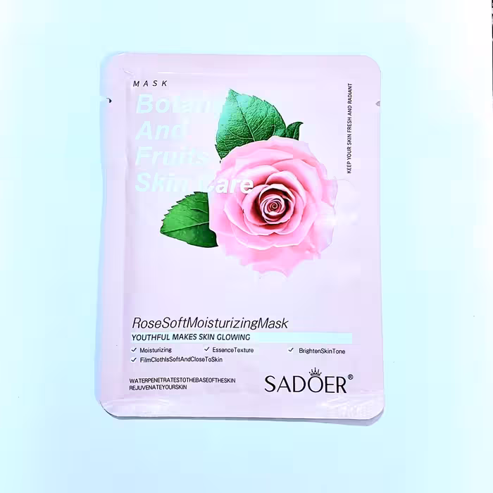 ماسک صورت ورقه ای گل رز سادوور حجم 25 گدم