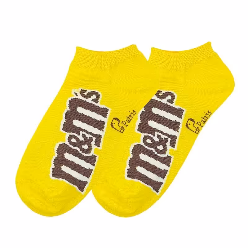 جوراب مچی نانو طرح شکلات ام اند ام پاتریس