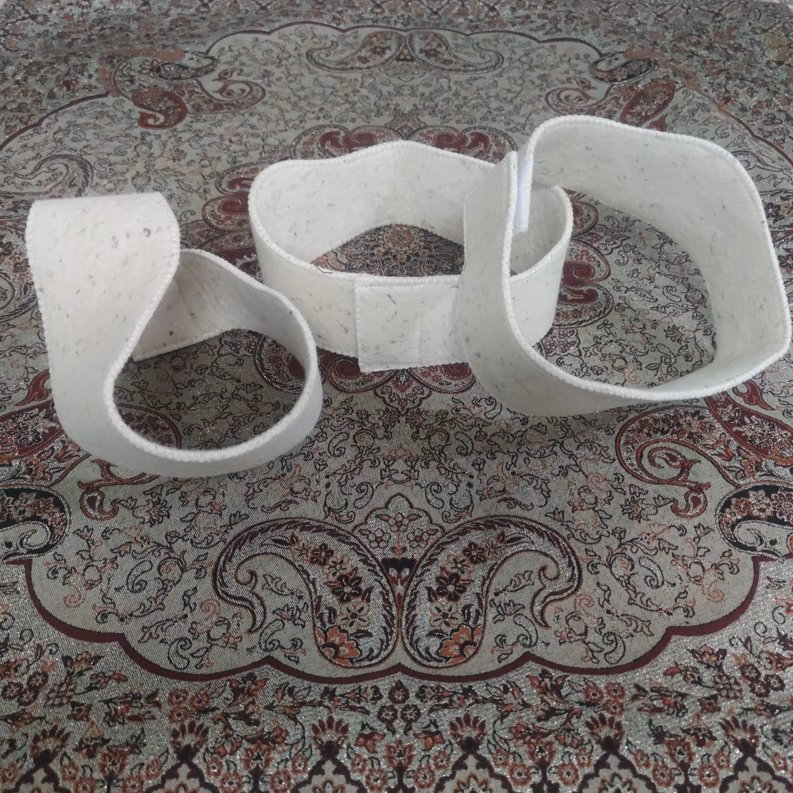 هدبند پشم مرینوس درجه یک (هد بند نمد پشمی شتر)